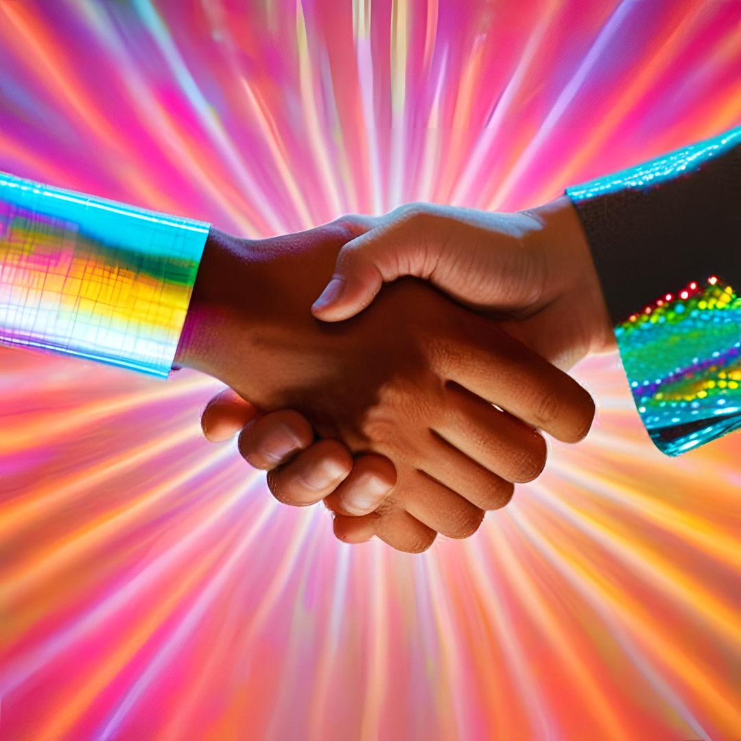 Reliability represented by a handshake